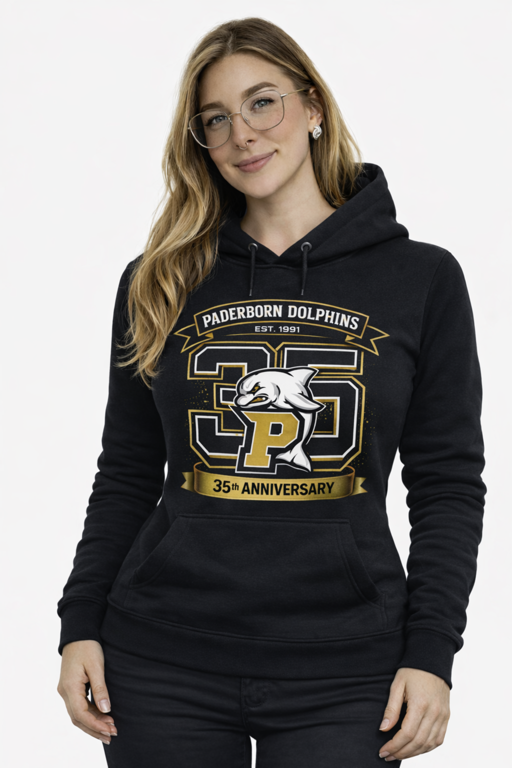 Hoodie „35 YEARS DOLPHINS“ Ladies